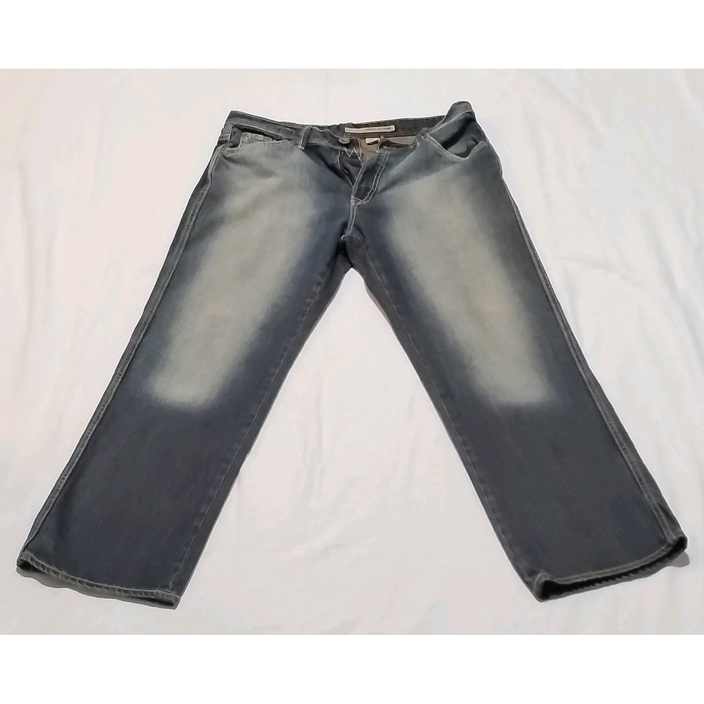 Vintage Y2K DKNY Jeans  Contrast Stitch Wave Pocket Bootcut 5-Pocket Logo